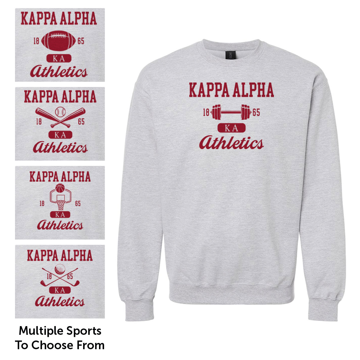 New Kappa Alpha Athletic Crewneck