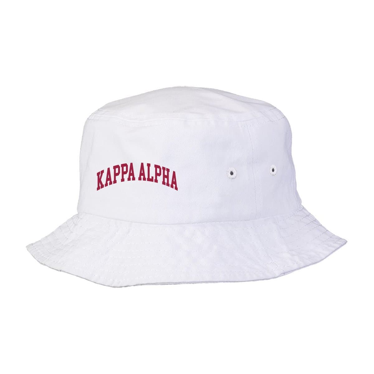 Zij zijn Thriller Richtlijnen Kappa Alpha Title White Bucket Hat – Kappa Alpha Order Official Store