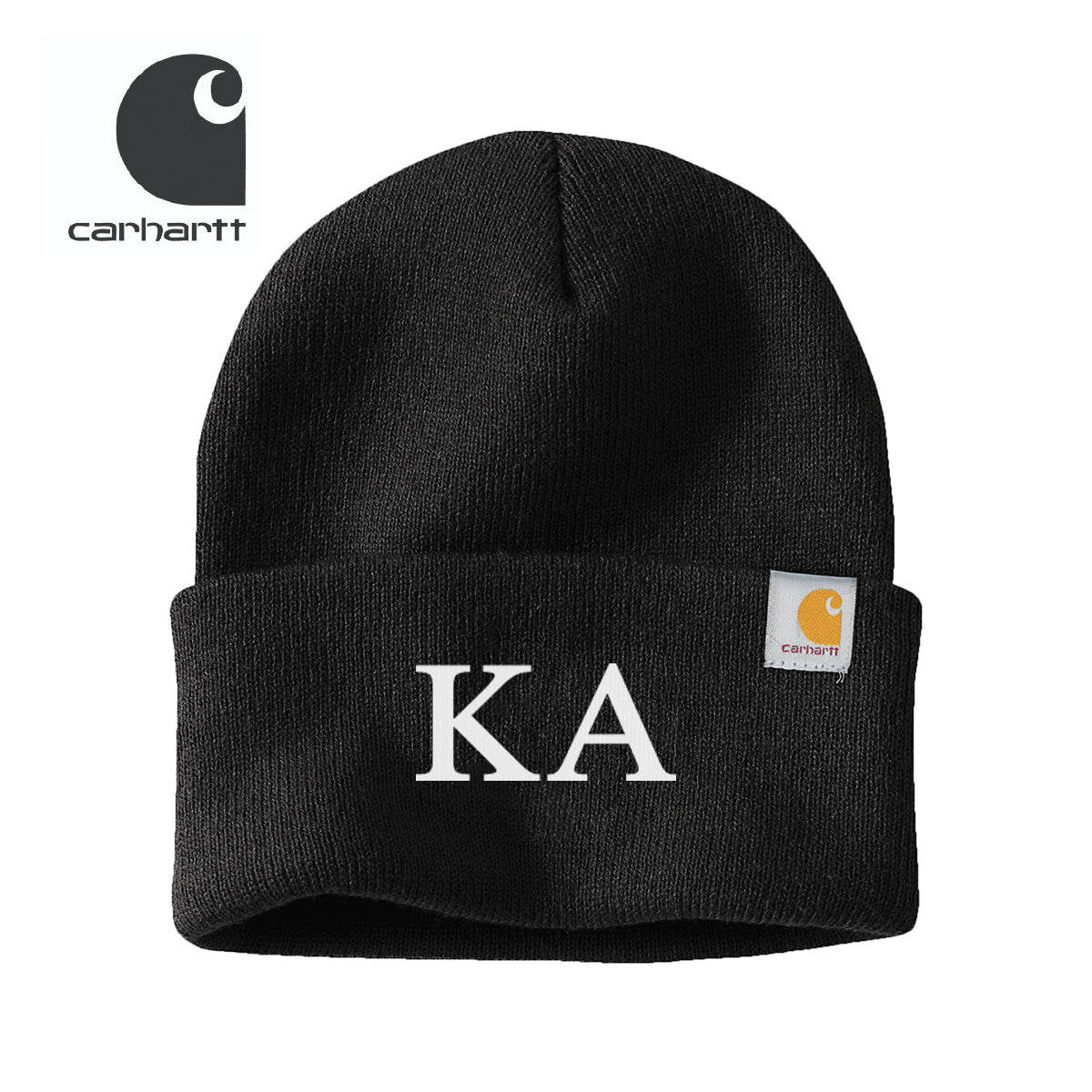 Kappa Alpha Black Carhartt Beanie