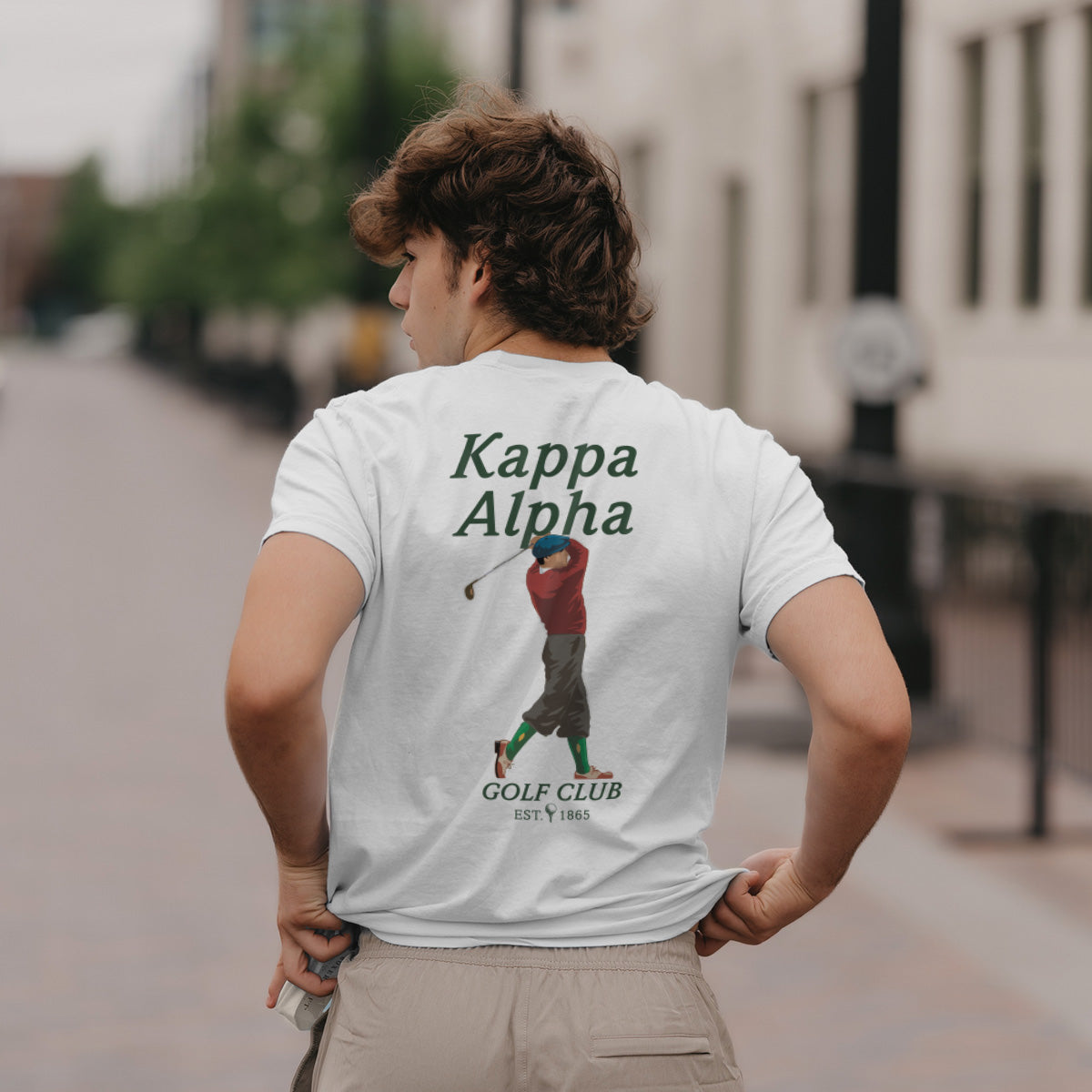 New! Kappa Alpha Comfort Colors Timeless Swing Short Sleeve Tee