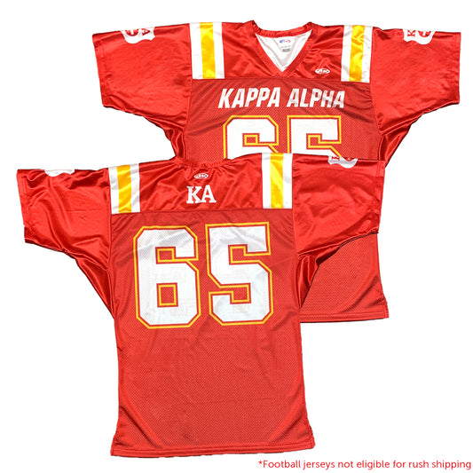 New! Kappa Alpha Order Sublimated Football Jersey