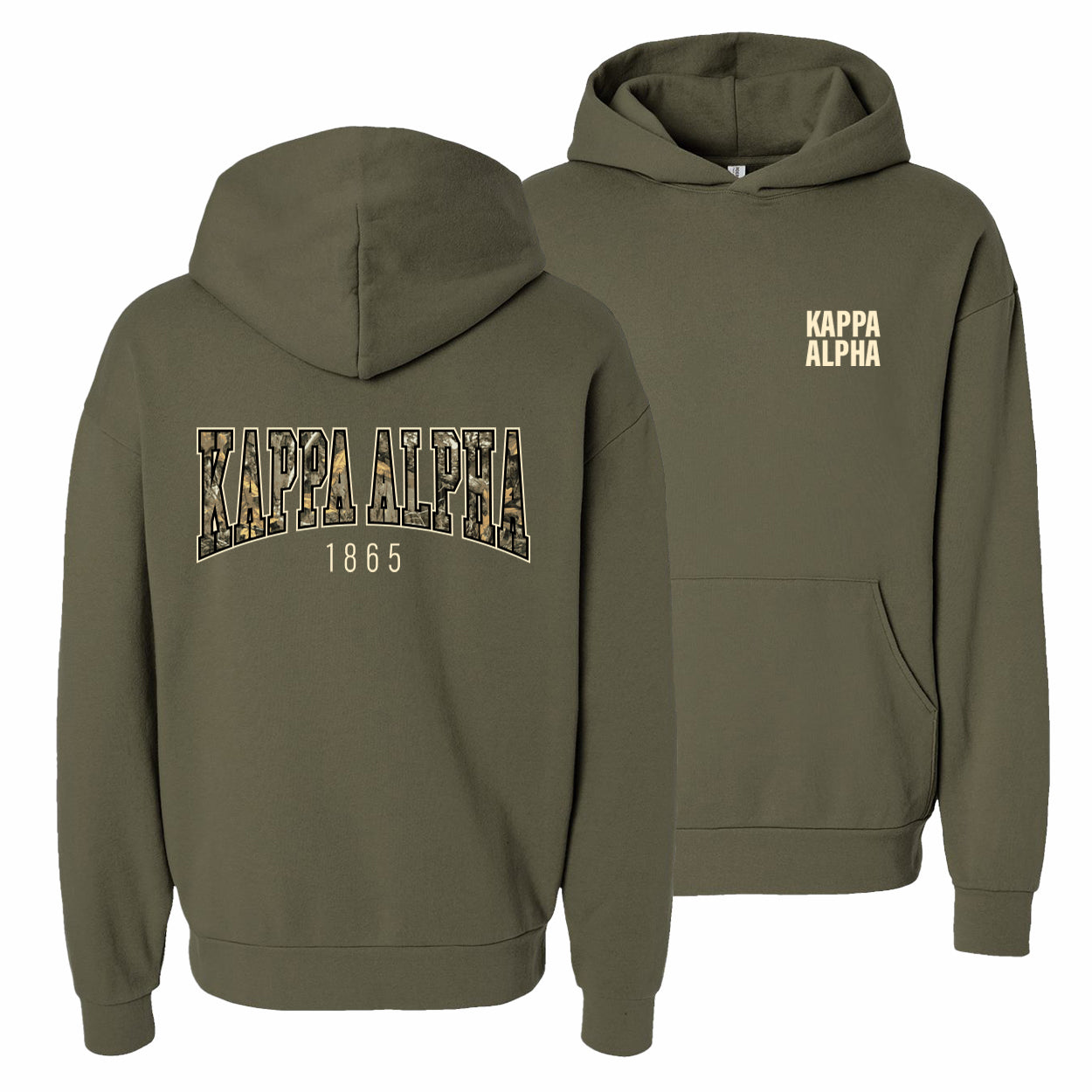 New! Kappa Alpha Tactical Camo Hoodie