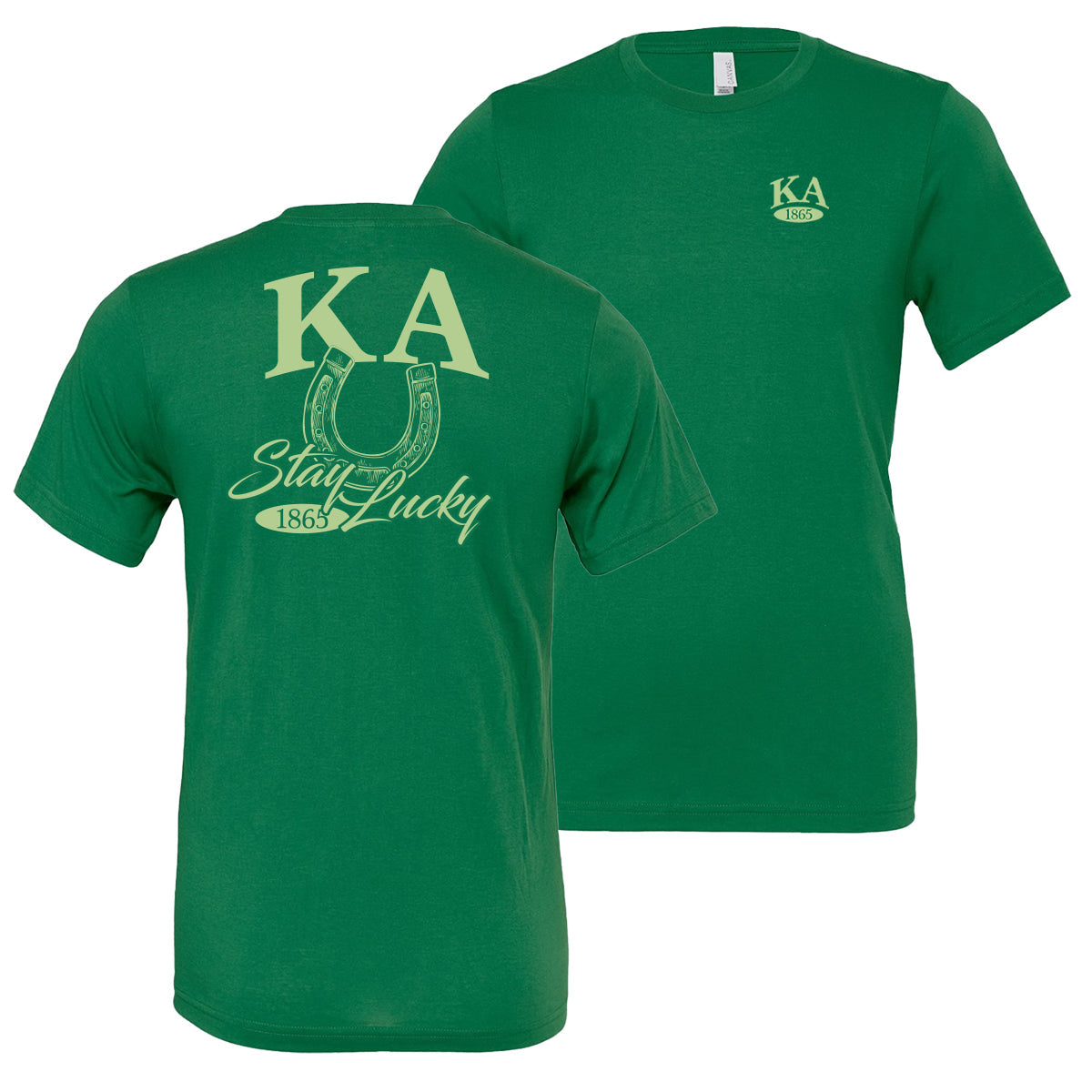 New! Kappa Alpha Stay Lucky Short Sleeve Tee