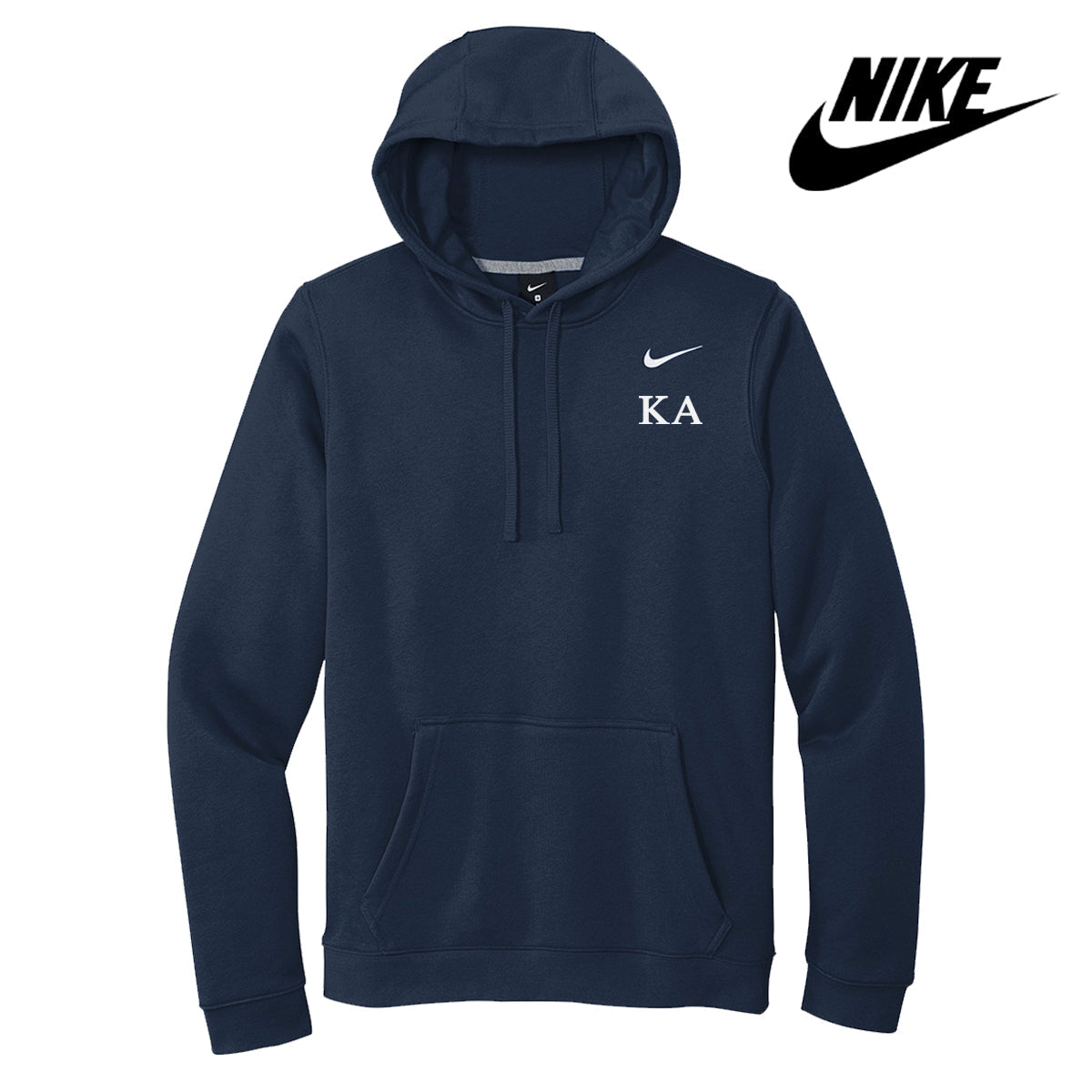 Nike hoodie embroidered sale