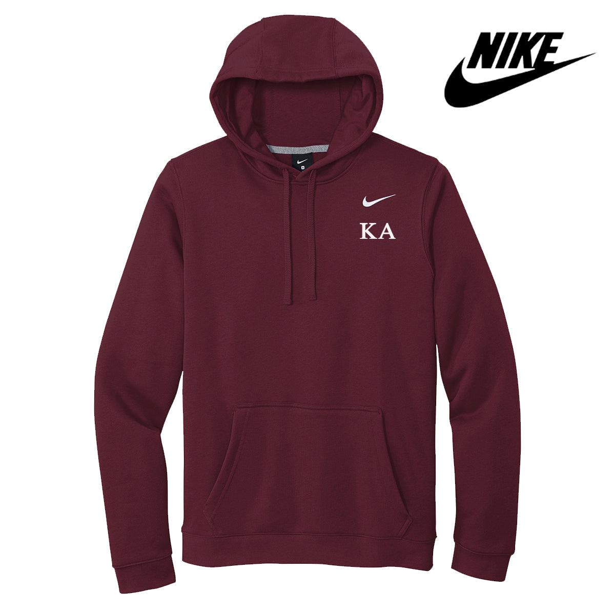 Maroon hot sale kappa hoodie