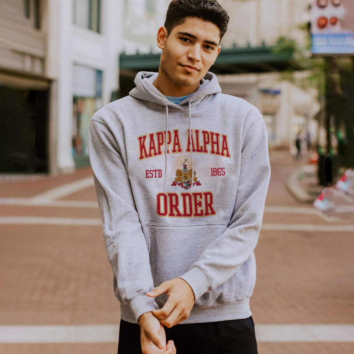 Kappa – Alpha Classic Alpha Store Order Crest Hoodie Kappa Official